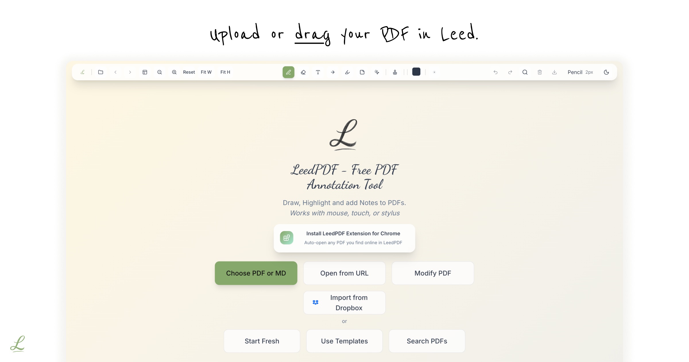 Pdf Ed LeedPDF - Open-source PDF editor for natural annotation